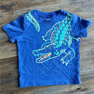 Carter's Blue Baby Gator Jersey Tee 24M